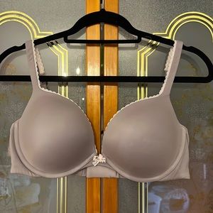 Victoria’s Secret body by Victoria push-up size 36D. Light purple/grayish